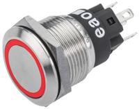 82-51531113 EAO 82 Series Illuminated Push Button Switch, Momentary, Panel Mount, 19mm Cutout, SPDT, Red LED, 240V, IP65, IP67