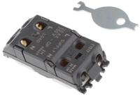 k4917-whi MK Electric 1 Way White Emergency Lighting Switch Grid Module 20A, Grid Plus Series