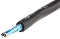 25382-bk005 Alpha Wire XTRA-GUARD 2 Control Cable, 2 Cores, 0.81 mm² 18 AWG, Screened, 30 m, Black Polyvinyl Chloride Sheath