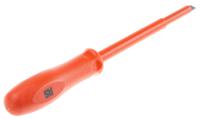 911-1121 ITL Insulated Tools Ltd Slotted Insulated Screwdriver, 8 x 1.2 mm Tip, 150 mm Blade, VDE/1000V, 253 mm Overall