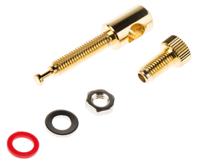 458-190 RS PRO Chassis Mount Loudspeaker Connector Plug, 1 Way, 16ARed, Screw Down Termination