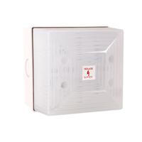 fl40f50own Clifford & Snell FL40 Series Opal Flashing Beacon, 48 V dc, Wall Mount, Xenon Bulb, IP65