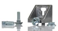 3842352009 Bosch Rexroth M8 Mounting Bracket, Connecting Component, Strut Profile 40 mm, 45 mm, 50 mm, 60 mm, Groove Size 10mm