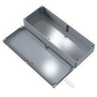 01236011 Rose Aluminium Standard Series Grey Die Cast Aluminium Enclosure, IP66, IK09, Grey Lid, 600 x 230 x 110mm