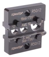 r502 Klauke Crimping Die Set, Open Barrel Terminal, Coaxial Type Cable Lugs