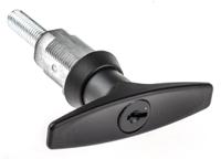 e3-18-15 Southco Black Die Cast Zinc Locking Handle, T-Handle