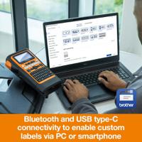 pte310btvpql1 Brother PTE310BTVPQL1 Handheld Label Printer, 18mm Max Label Width