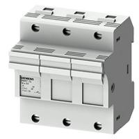 3nw7131 Siemens 50A Fuse Holder for 14x51mm Fuse, 3P, 690V
