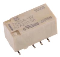 tx2sa-3v Panasonic Surface Mount Signal Relay, 3V dc Coil, 2A Switching Current, DPDT