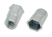 206-5534 RS PRO Plain, M4 Threaded Insert diameter 6 hex