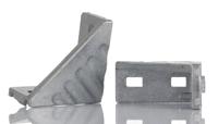 3842523538 Bosch Rexroth M6 Angle Bracket, Connecting Component, Strut Profile 30 mm, Groove Size 8mm