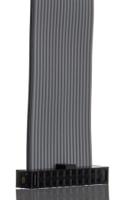 tcsd-10-d-1000-01-n Samtec TCSD Series Flat IDC Socket Cable Assembly, 20-Way, 2mm Pitch, 250mm Length, Tiger Eye IDC to Tiger Eye IDC