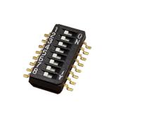 chs-08tb1 Nidec Components Surface Mount Slide Switch 8PST 100 mA Slide