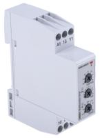 dmb51cm24 Carlo Gavazzi DIN Rail Mount Timer Relay, 24 → 240 V ac, 24V dc, 2-Contact, 0.1 s → 100h, SPDT