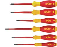 38362 Wiha Phillips; Pozidriv; Slotted Insulated Screwdriver Set, 6-Piece