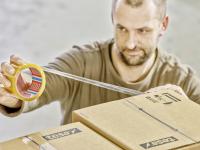 60400-00000-00 Tesa 60400 Transparent Packing Tape, 66m x 50mm