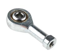 382-295 RS PRO M3 x 0.5 Female Steel Rod End, 3mm Bore, 27mm Long, Metric Thread Standard, Female Connection Gender