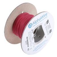 6712-rd005 Alpha Wire Ecogen Ecowire Series Red 0.2 mm² Hook Up Wire, 24 AWG, 7/0.20 mm, 30m, MPPE Insulation, 6712 RD005