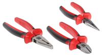 875-5815 RS PRO 3-Piece Plier Set, 200 mm Overall