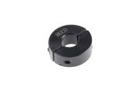 046201010 Huco Shaft Collar, Two Piece, Clamp Screw, Bore 10mm, OD 24mm, W 9mm, Steel