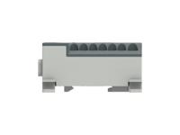 1snl412510r0000 Distribution Block, 14 Way, 1.5 → 25mm², 85A, 1 kV, Black, Grey