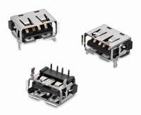614104150121 Wurth Elektronik Straight, Through Hole, Plug- Single Port Type A 2.0 USB Connector