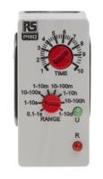 178-5026 RS PRO Plug In Timer Relay, 12 → 240V ac/dc, 0.1 s → 10days, 1-Function, DPDT