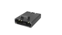 flhp4300 Amphenol Communications Solutions FLHP4300 Series Straight Wire Mount PCB Socket, 4-Contact, 1-Row, 2.5mm Pitch,