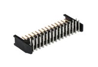 280392-2 TE Connectivity AMPMODU MOD II Series Right Angle Through Hole PCB Header, 30 Contact(s), 2.54 mm Pitch, 2 Row, Shrouded