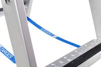 41549 Zarges Aluminium 2 x 3 steps Step Ladder, 0.88m open length