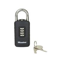 656eurdblk Master Lock Padlock Weatherproof Zinc Padlock, Keyed Alike, 8mm Shackle, 48mm Body