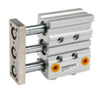 180-286 RS PRO Pneumatic Guided Cylinder - 20mm Bore, 30mm Stroke, Double Acting