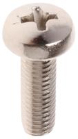 483-0265 RS PRO Pozi M5 Pan Brass Machine Screws DIN 7985 x 16.0mm