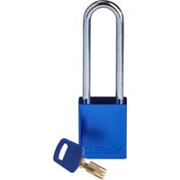 150241 Brady LOTO-99 Key Weatherproof Aluminium Padlock, 6.35mm Shackle, 38.00mm Body