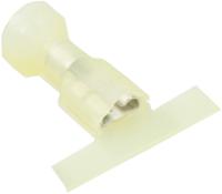 4-520447-2 TE Connectivity Ultra-Fast .250 Yellow Insulated Female Spade Connector, Receptacle, 6.35 x 0.81mm Tab Size, 3mm² to