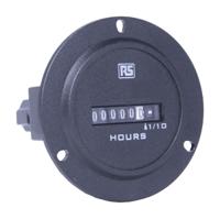 896-6920 RS PRO Hour Meter, 6 Digit Analogue, 50Hz, 4 → 30 V ac/dc