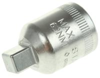 12030001 STAHLWILLE 3/8 in Square Adapter, 28 mm Overall
