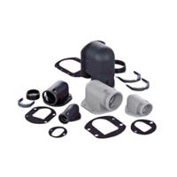 bvod-p213gt Conduit Fitting, 23mm Nominal Size, Polyamide 6, Black
