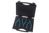 2400kms Erem 3-Piece Plier Set, Angled, Straight Tip, ESD, 127 mm Overall
