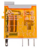465280240054 Finder PCB Mount Power Relay, 24V ac Coil, 8A Switching Current, DPDT