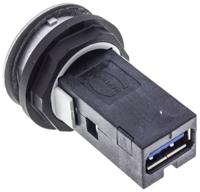 09454521902 Harting Straight, Panel Mount, Socket- Single Port Type A 3.0 USB Connector