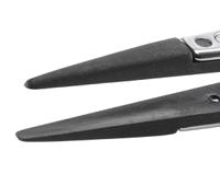 249cfrsa1 ideal-tek 130 mm, Strong; Rounded, ESD Tweezers
