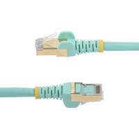 6aspat10maq StarTech.com, 10m Cat6a, Light Blue RJ45 to Male RJ45 Male, STP Shielded, Terminated PVC Sheath