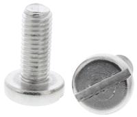 130-757 RS PRO Slot M8 Pan A2 304 Stainless Steel Machine Screws DIN 85 x 20.0mm