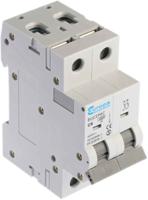 euc2p6c Europa EUC2P EUC MCB, 2P, 6A Curve C, 230V AC, 10 kA Breaking Capacity