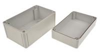 11090601 Spelsberg TK Series Grey Polystyrene Enclosure, IP66, Grey Lid, 180 x 110 x 111mm