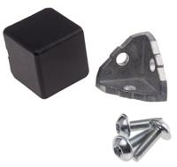 767-5692 RS PRO M8 Angle Bracket, Connecting Component, Strut Profile 40 mm, Groove Size 8mm