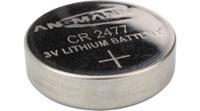 1516-0010-520 Ansmann CR2477 Coin Battery, 3V, 24.5mm Diameter