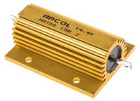 hs100-15r-j Arcol, 15Ω 100W Wire Wound Chassis Mount Resistor HS100 15R J ±5%