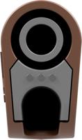 662023-27 Staubli Brown Plug Test Plug, Solder Termination, 32A, 1kV, Gold Plating